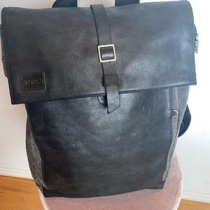 Tom’s Leather/canvas backpack